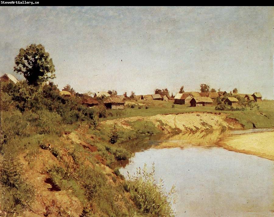 Levitan, Isaak Village at the Flubufer